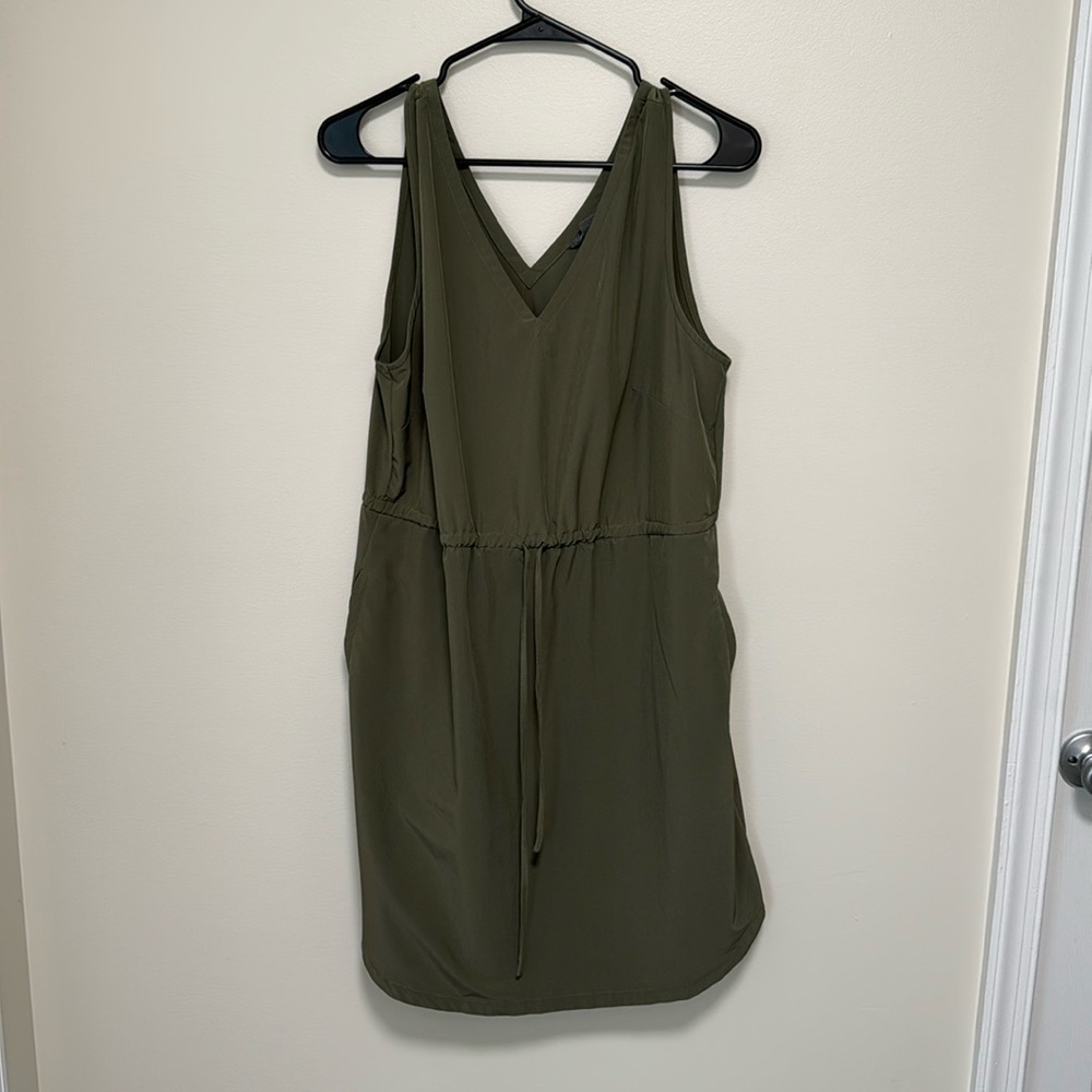 NWOT Olive Green Eddie Bauer Athleisure Dress